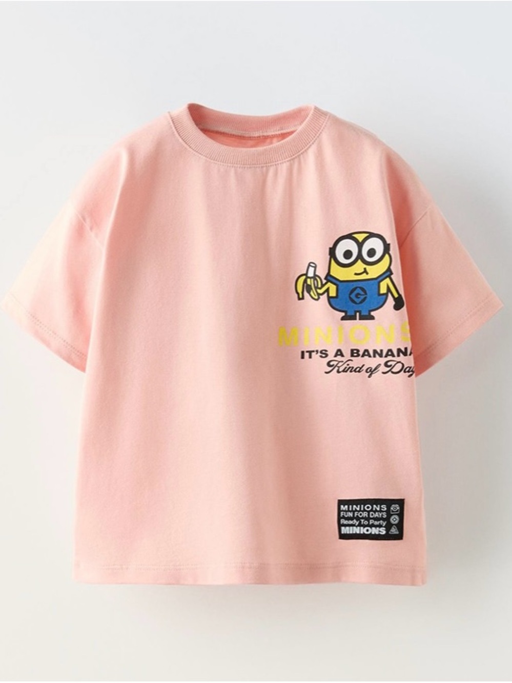 ZARA Minions Bananas Graphic Kids T-Shirt- Size 3t